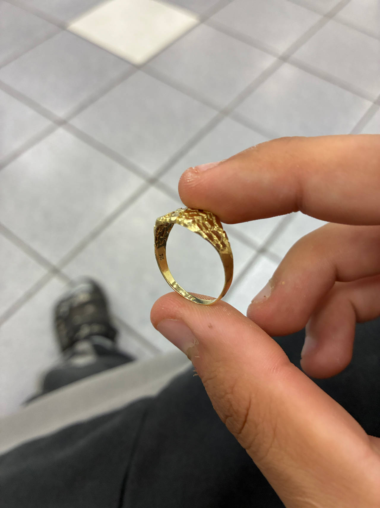 Gold Nugget Ring