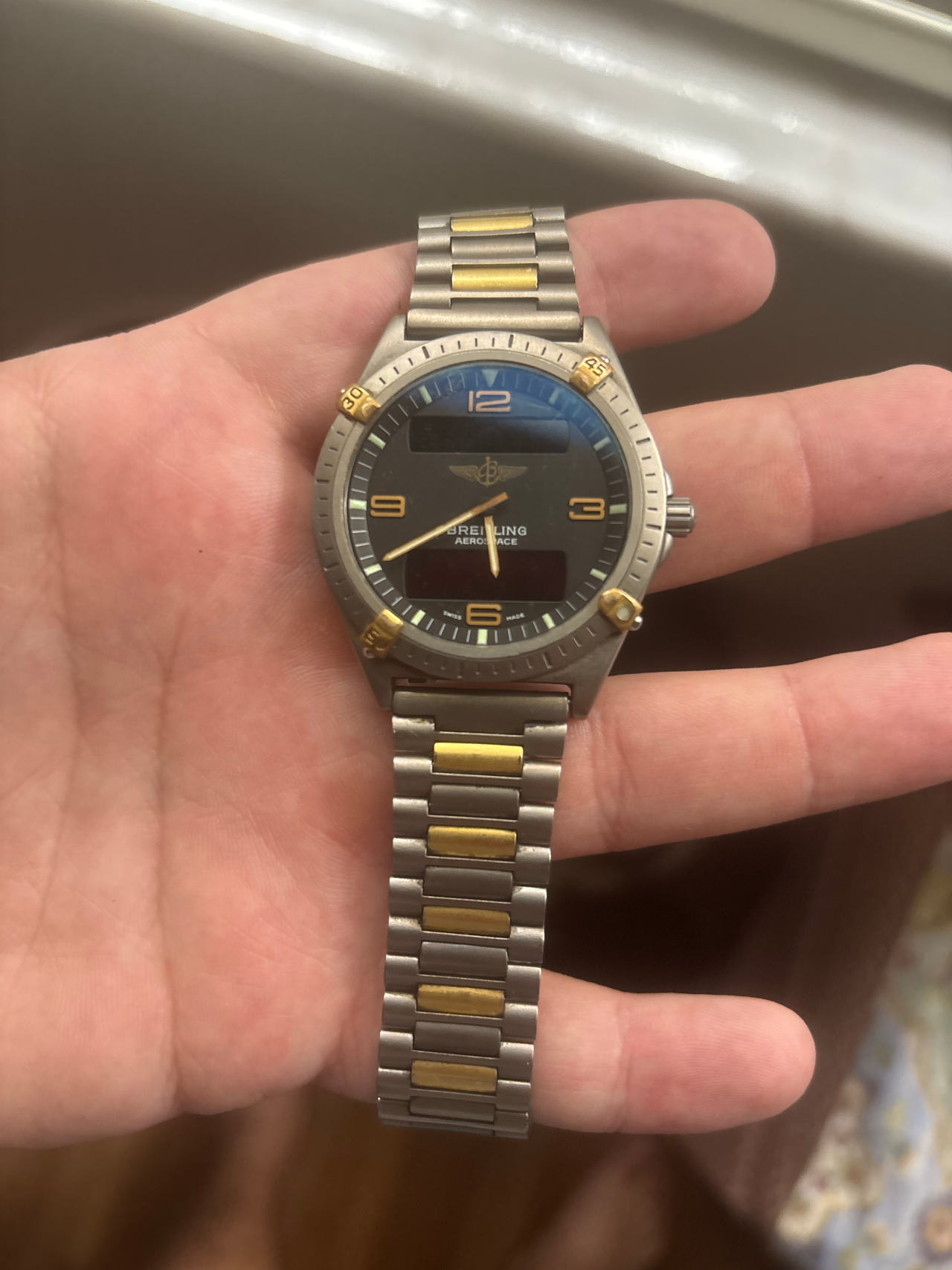Breitling Aerospace Titanium & Gold F65362