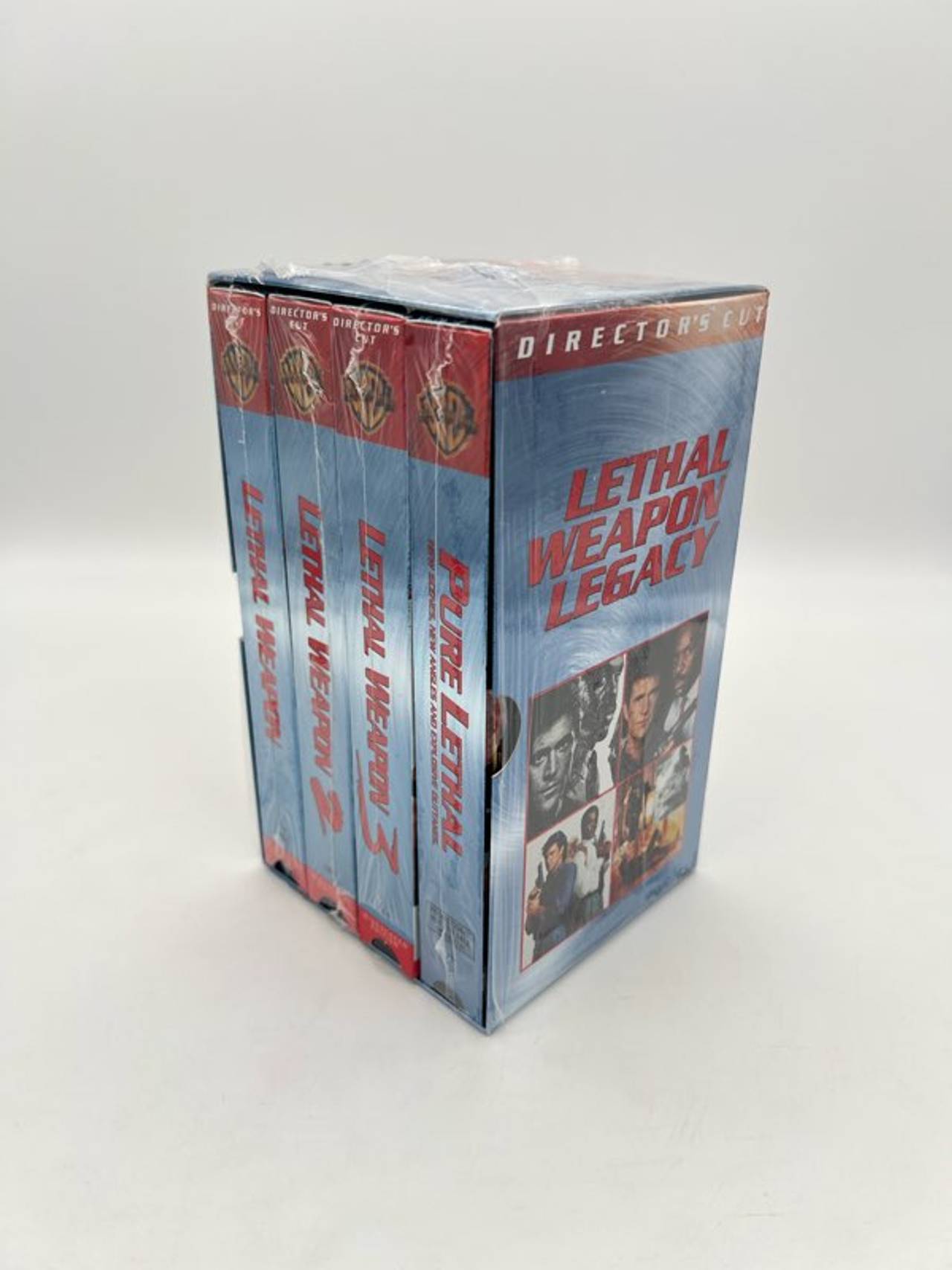 Lethal Weapon Legacy VHS Box Set Director’s Cut 4 Tape Lot Mel Gibson Danny Glov