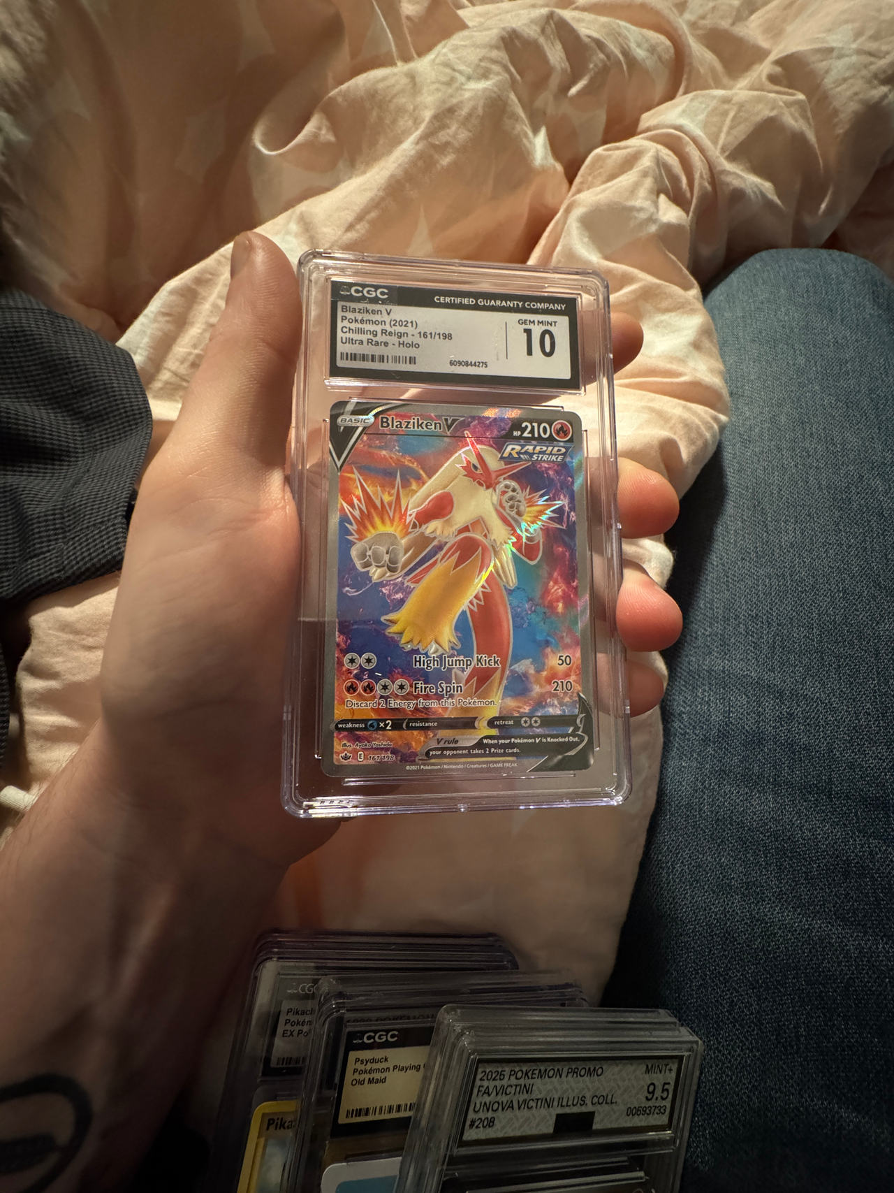 Pokémon TCG Blaziken V Chilling Reign 161/198 CGC 10