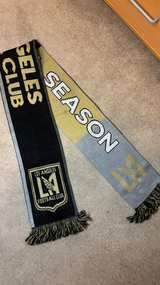 LAFC 2018 Inaugural Season Scarf Black/Gray Used - Image 6
