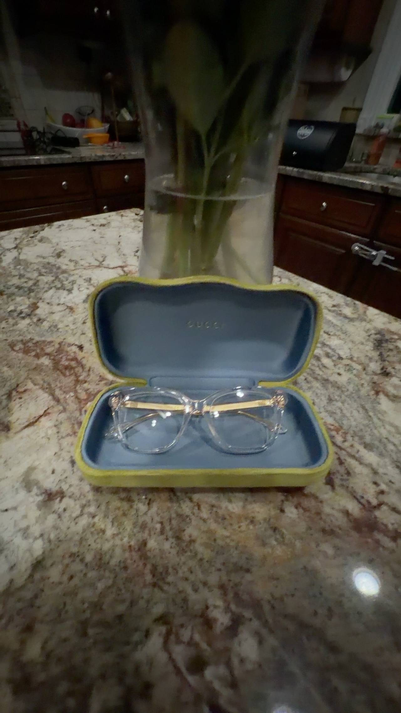 Gucci GG0566ON 004 Transparent Glasses