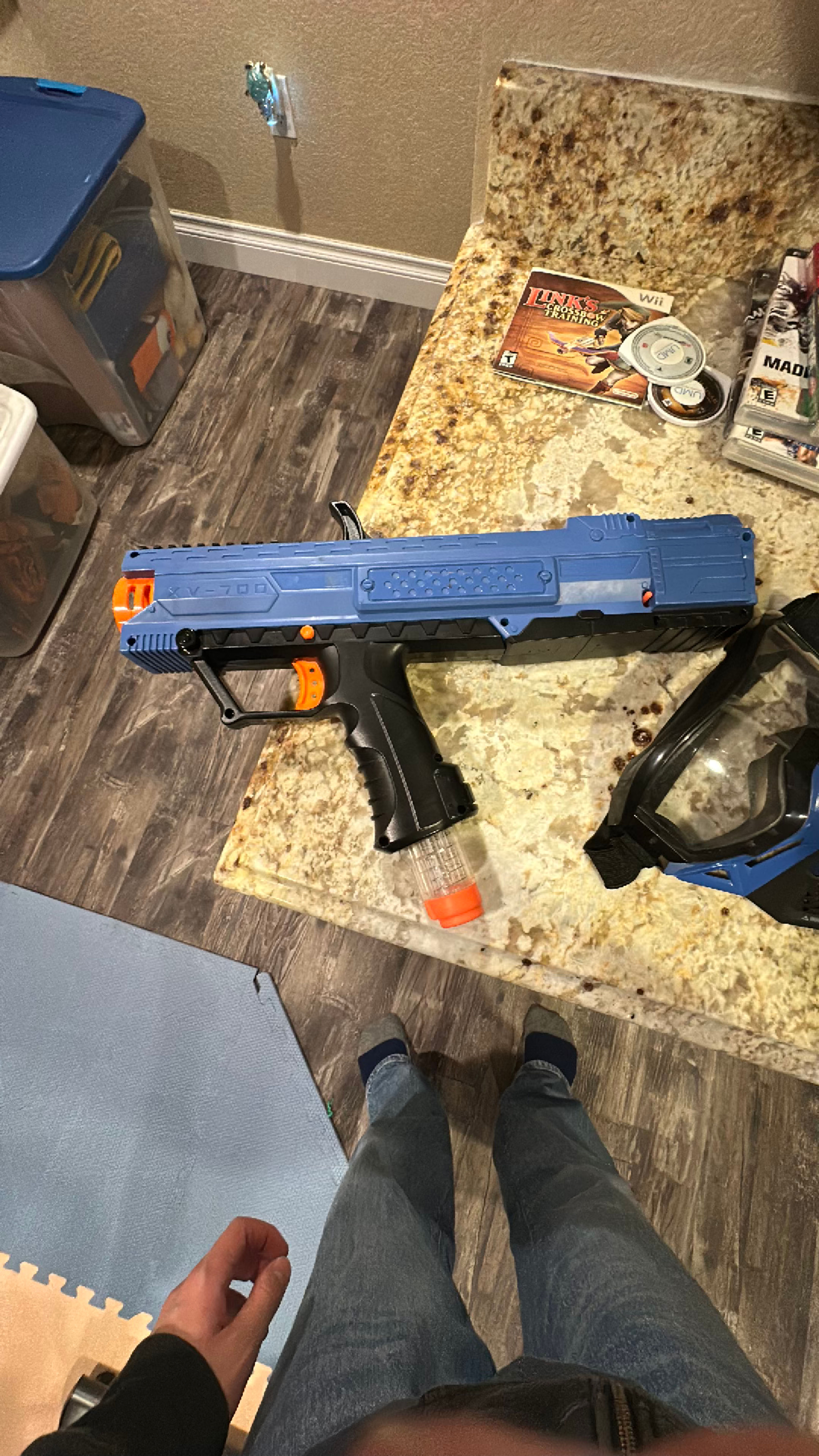 Hasbro Nerf Rival Face Mask Blue - Image 2