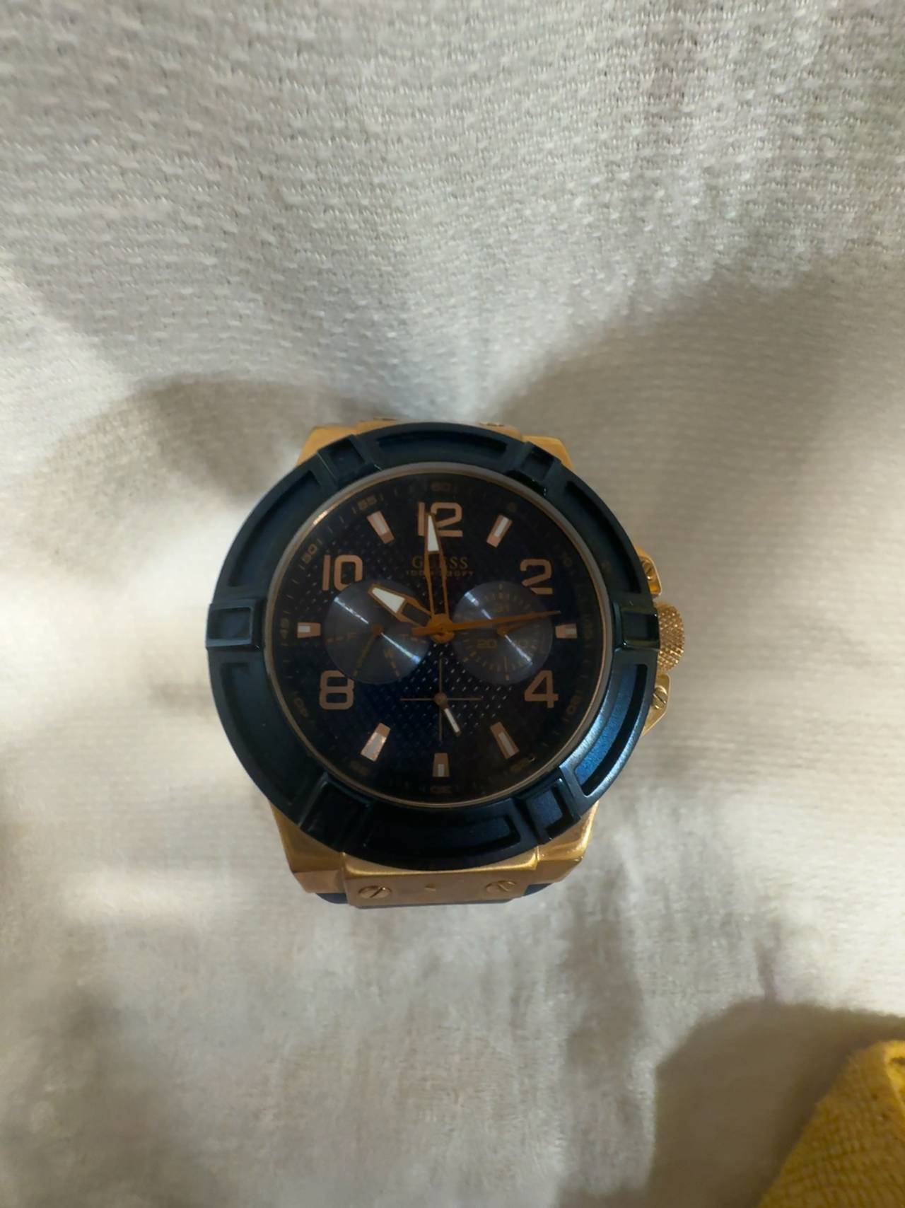 Guess Rigor Blue Silicone Watch