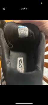 Hoka One One Clifton 8 Women's Black & White Running Shoes - Image 2