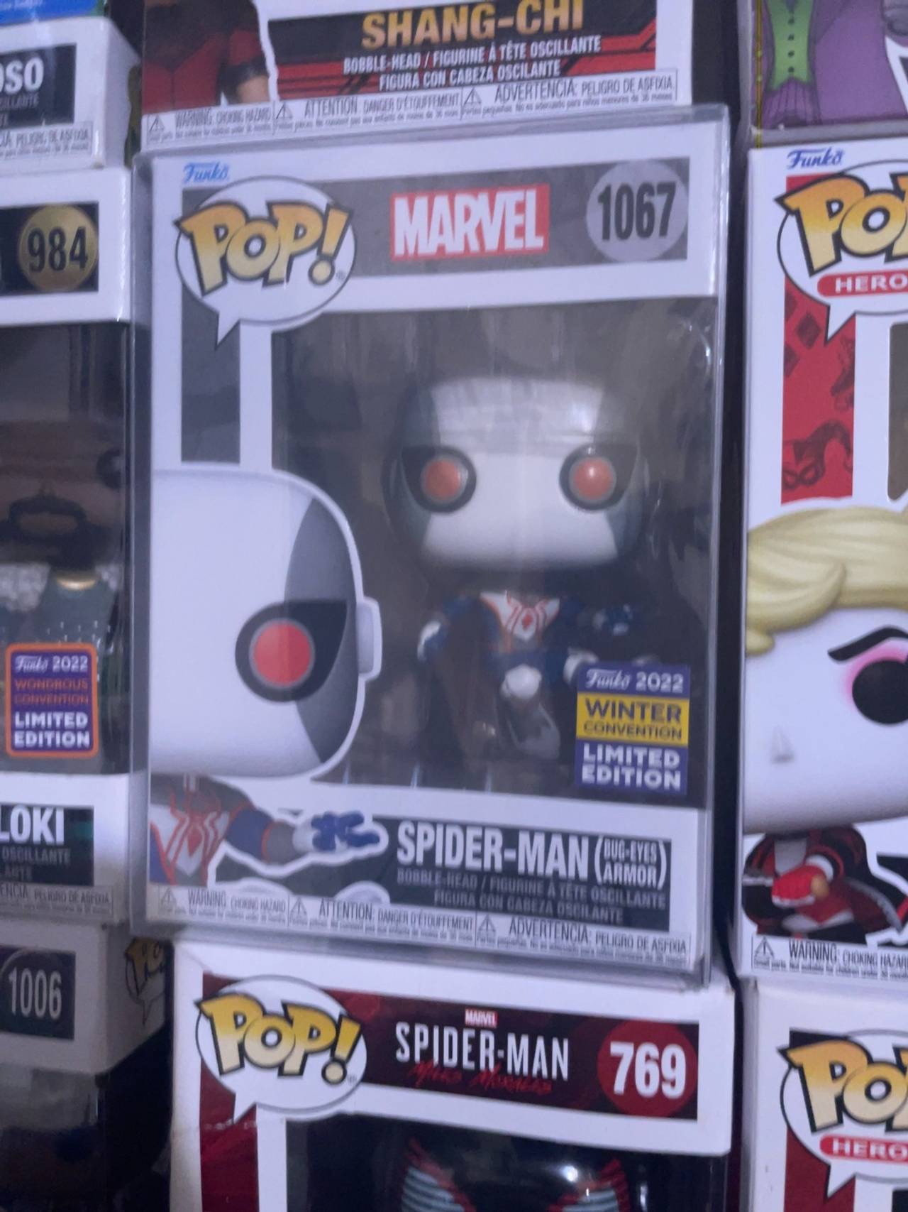 Funko Pop! Spider-Man Bug-Eyes Armor Winter Convention 2022