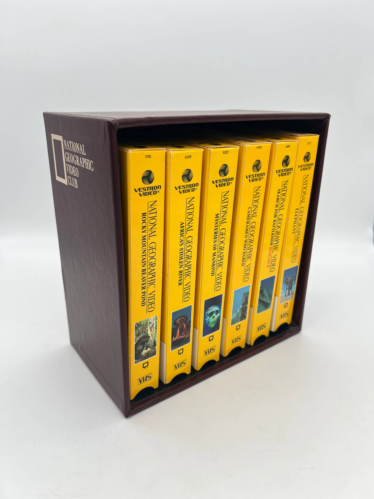 National Geographic VHS Lot 7 Tested Works Vestron Video Club