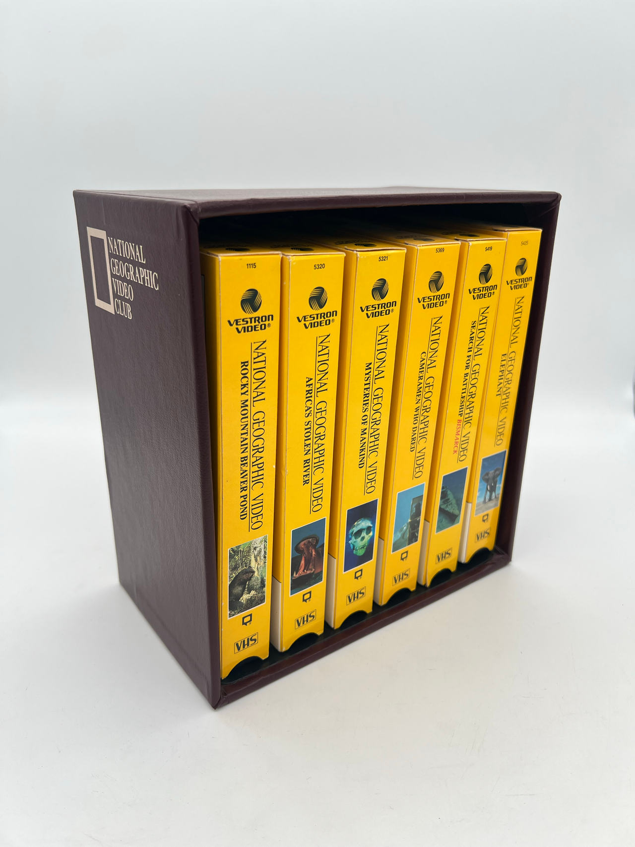 National Geographic VHS Lot 7 Tested Works Vestron Video Club