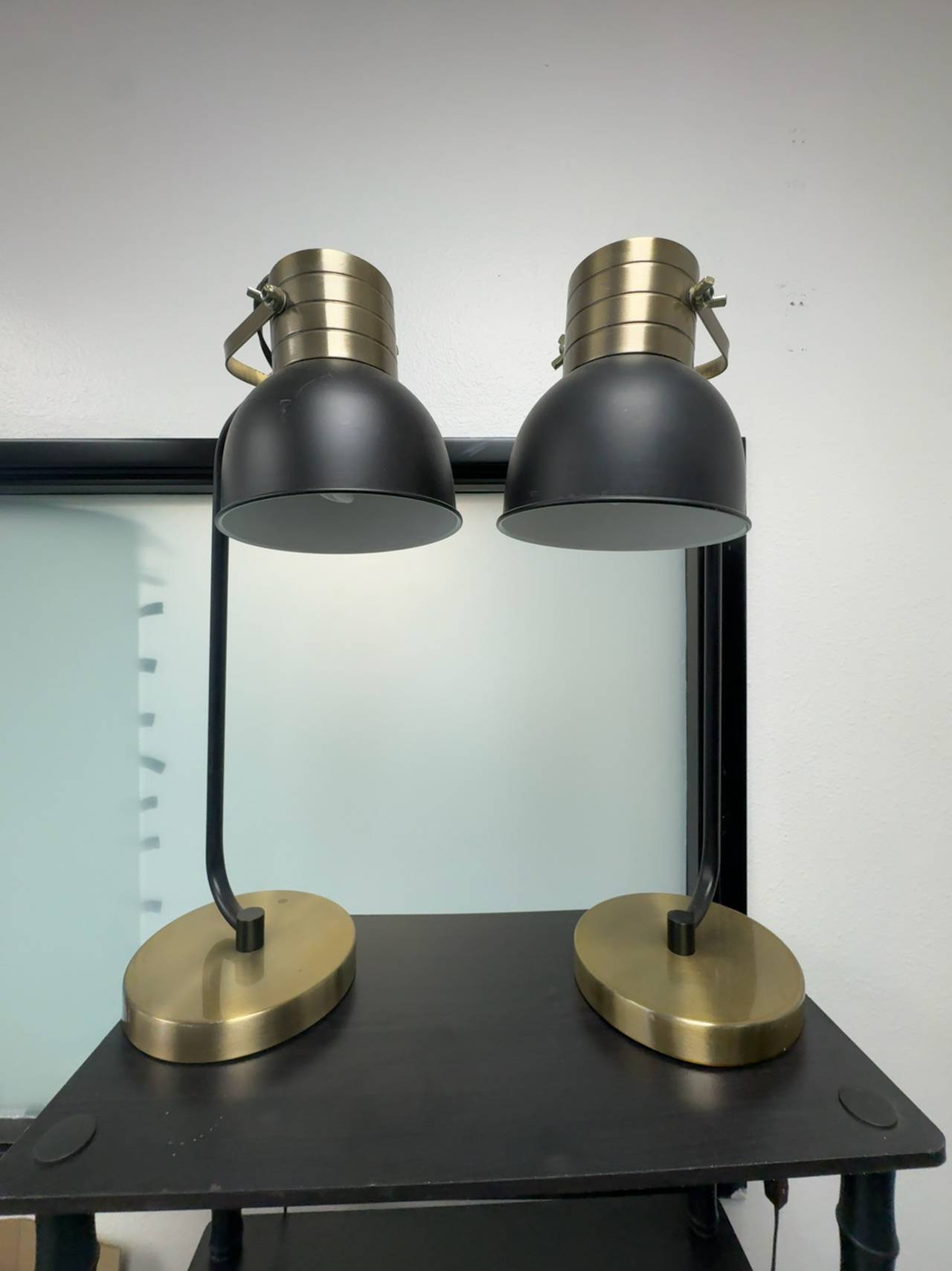 Adesso Brunswick Desk Lamp Black Metal