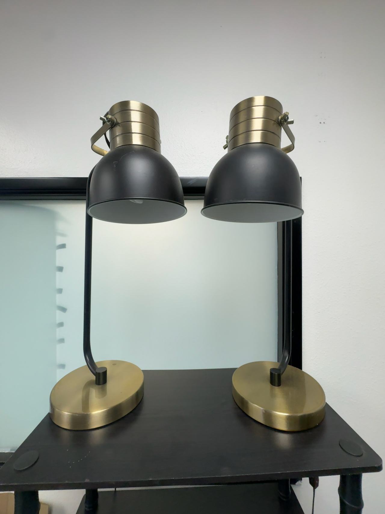 Adesso Brunswick Desk Lamp Black Metal