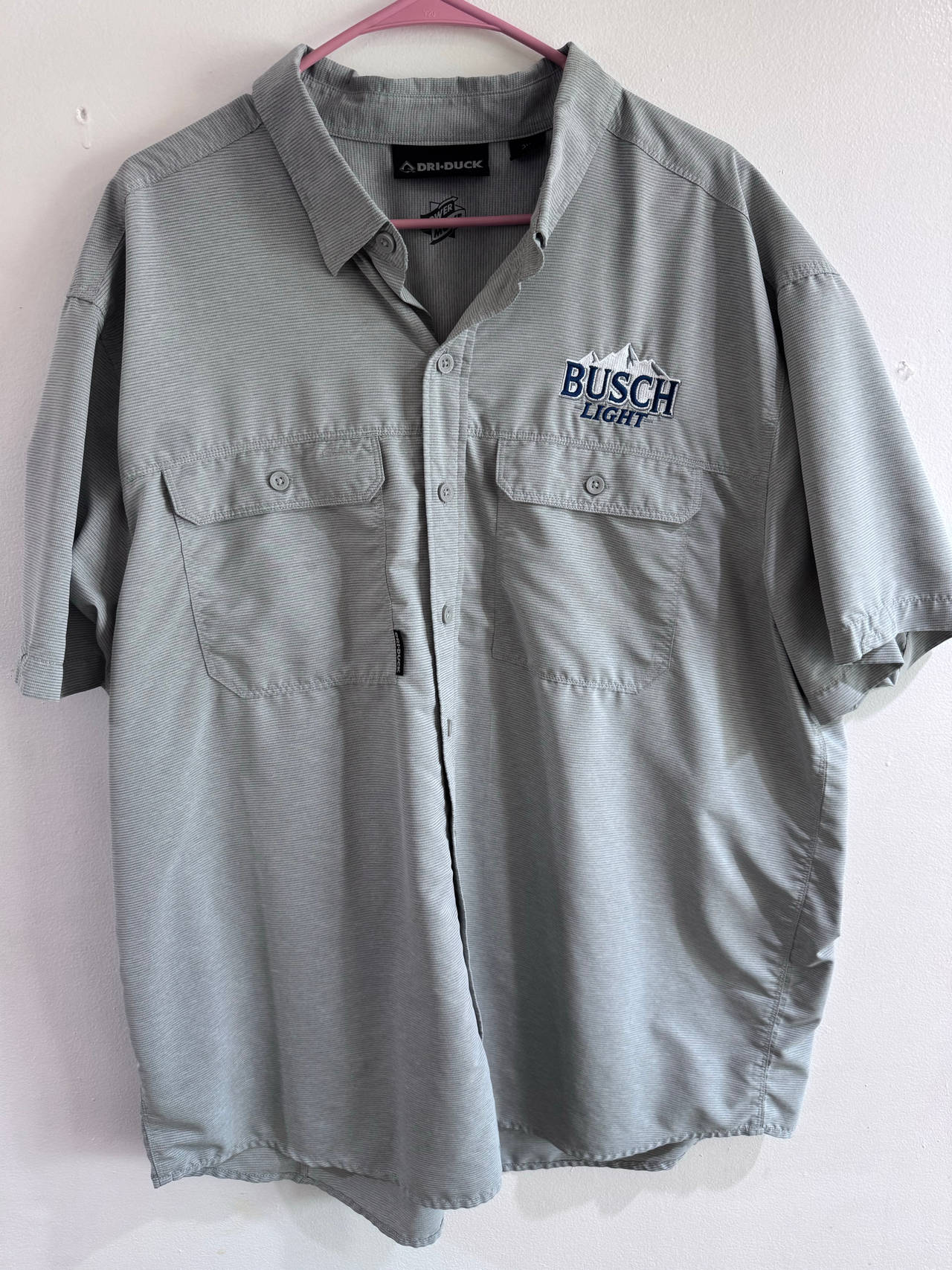 Dri Duck Busch Light Fishing Shirt XXL
