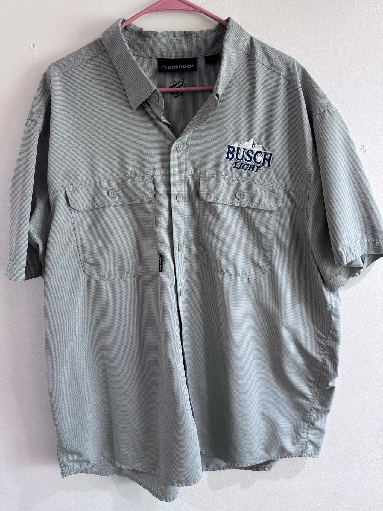 Dri Duck Busch Light Fishing Shirt XXL