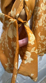 Free People Aries Floral Mini Dress Golden Combo: Medium - Image 3