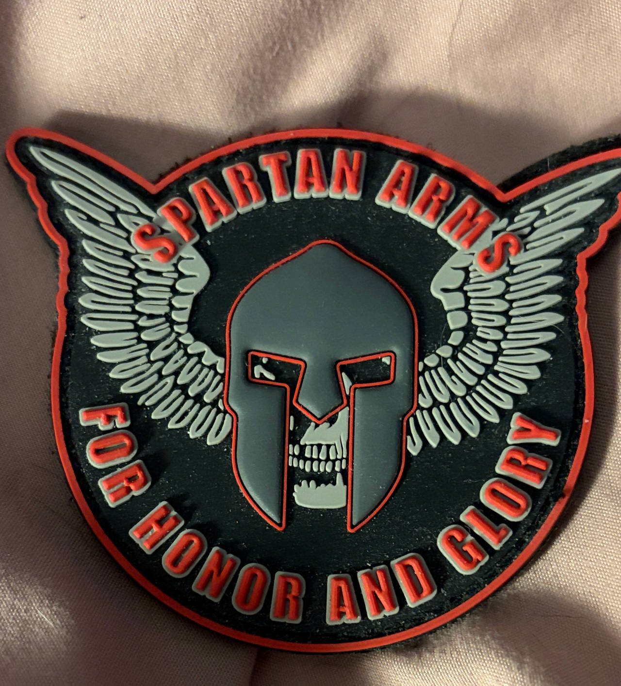 Spartan Arms For Honor and Glory PVC Morale Patch