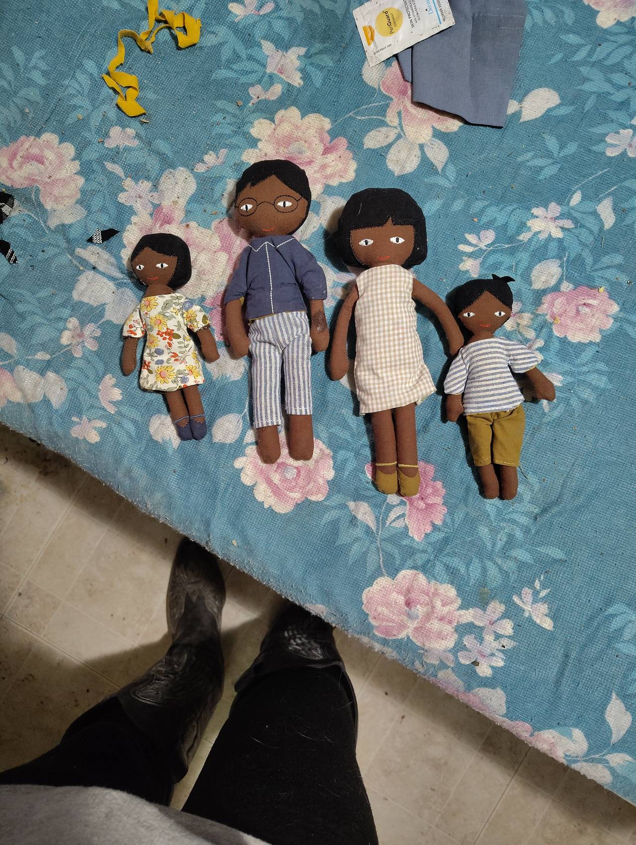 Handmade Cloth Family Dolls