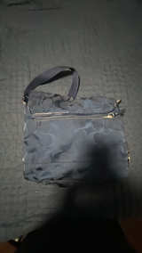 Coach Kyra Signature Royal Blue Jacquard Messenger Bag - Image 6