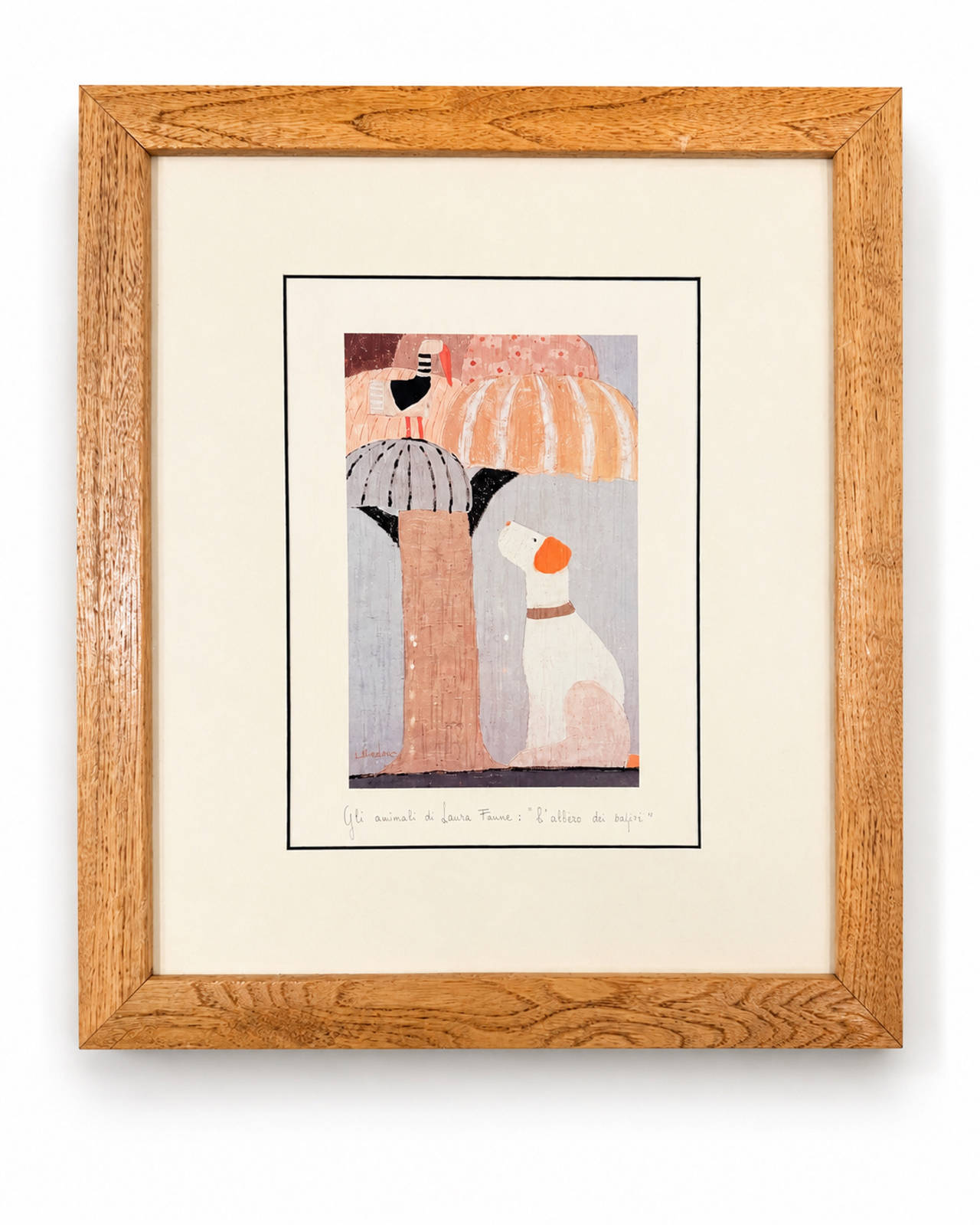 Laura Fiume "L'albero dei sospiri" Framed Art Print