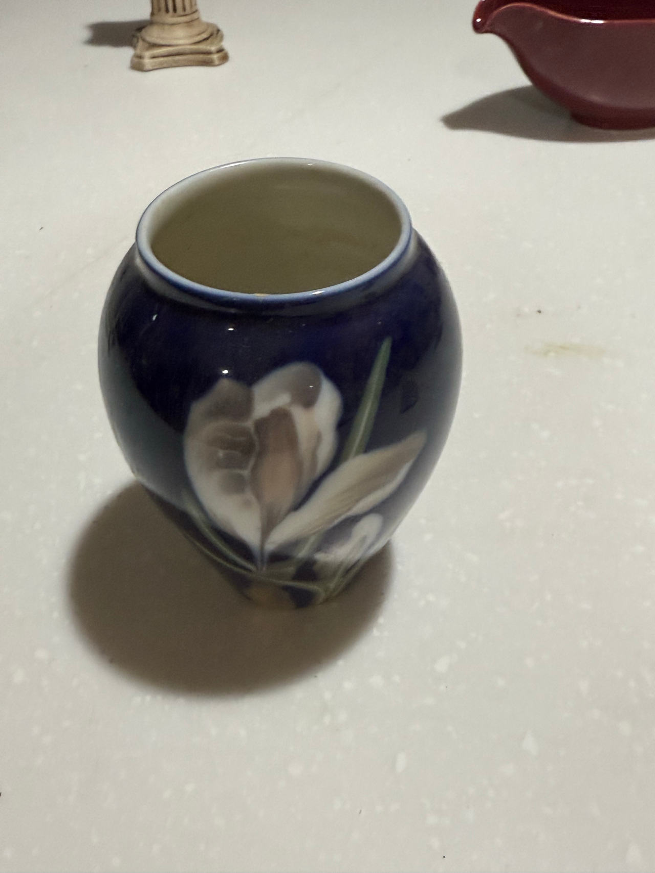 Moorcroft Cobalt Blue Floral Vase