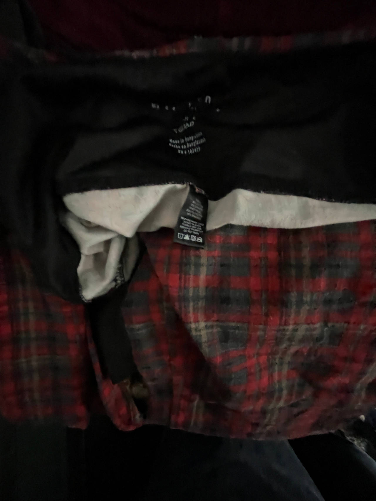 Plaid Flannel Shirt Jacket
