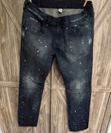 True Religion Rocco Moto Paint Splatter Jeans size 38 Like NEW - Image 1