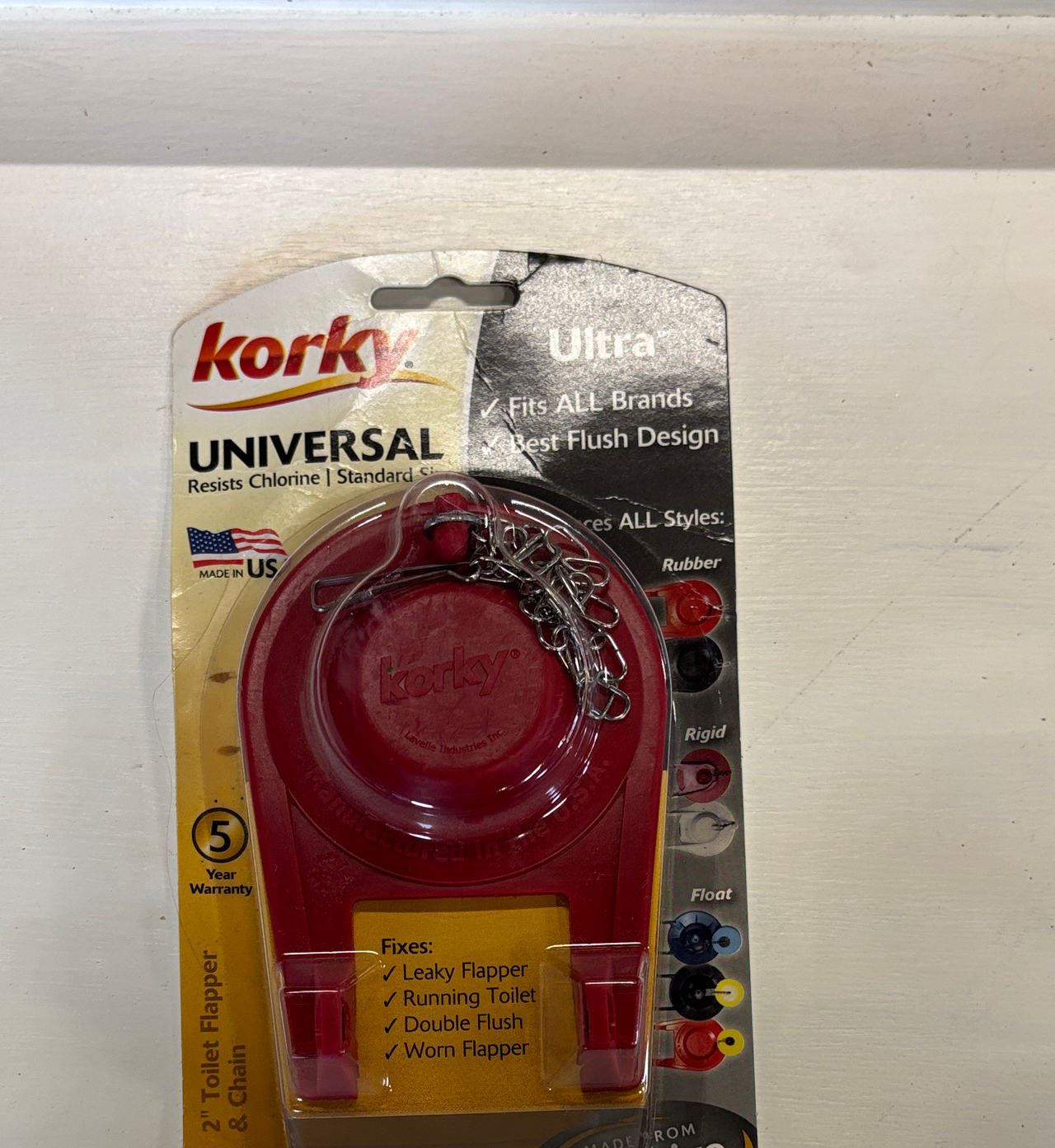 Korky Ultra 2-Inch Universal Toilet Flapper