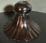 Anchor Hocking Ruby Red Ribbed Art Deco Glass Vase - Image 2