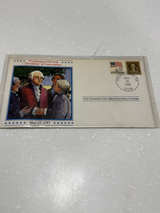 1987 U.S. Constitution Bicentennial First Day Cover Washington Elected President - Image 1