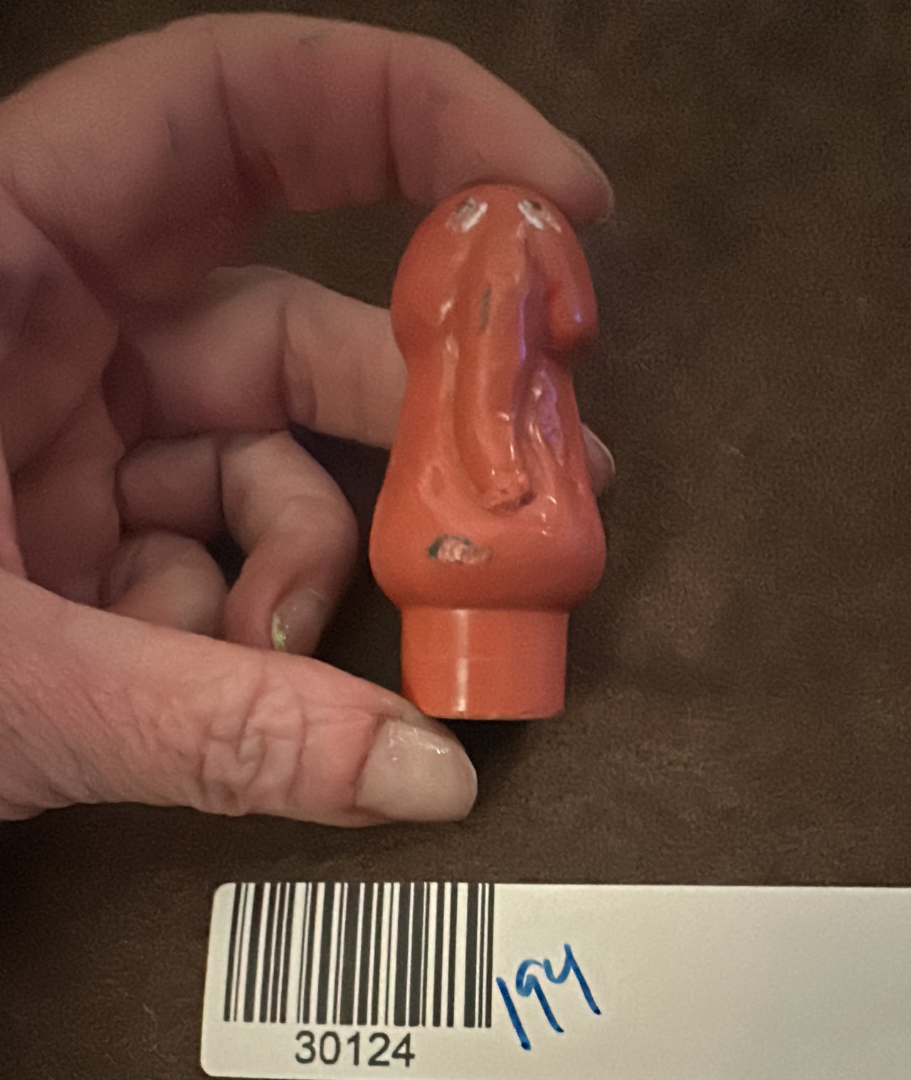 Fisher-Price Little People Sesame Street SNUFFALUPAGUS 1973 vtg figure. 194
