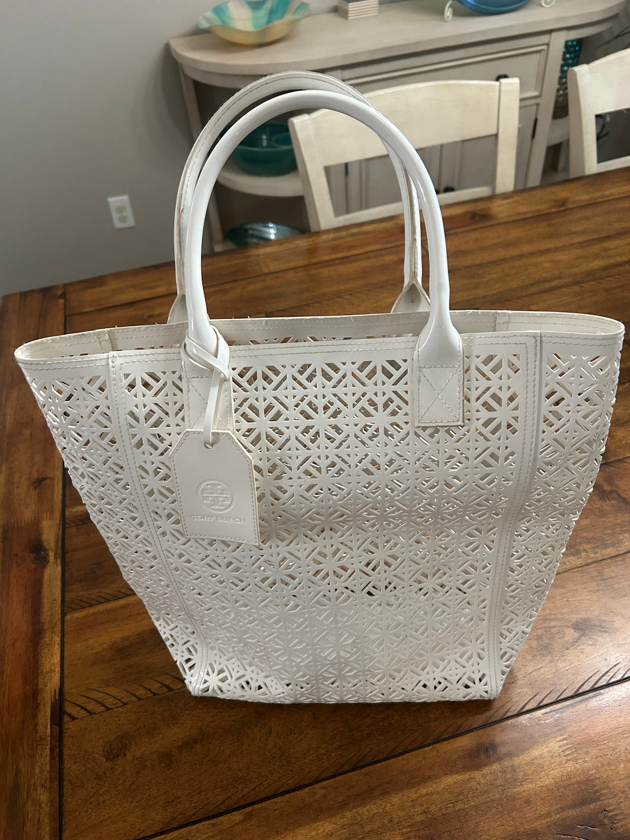 Tory Burch Ella Laser Cut Tote