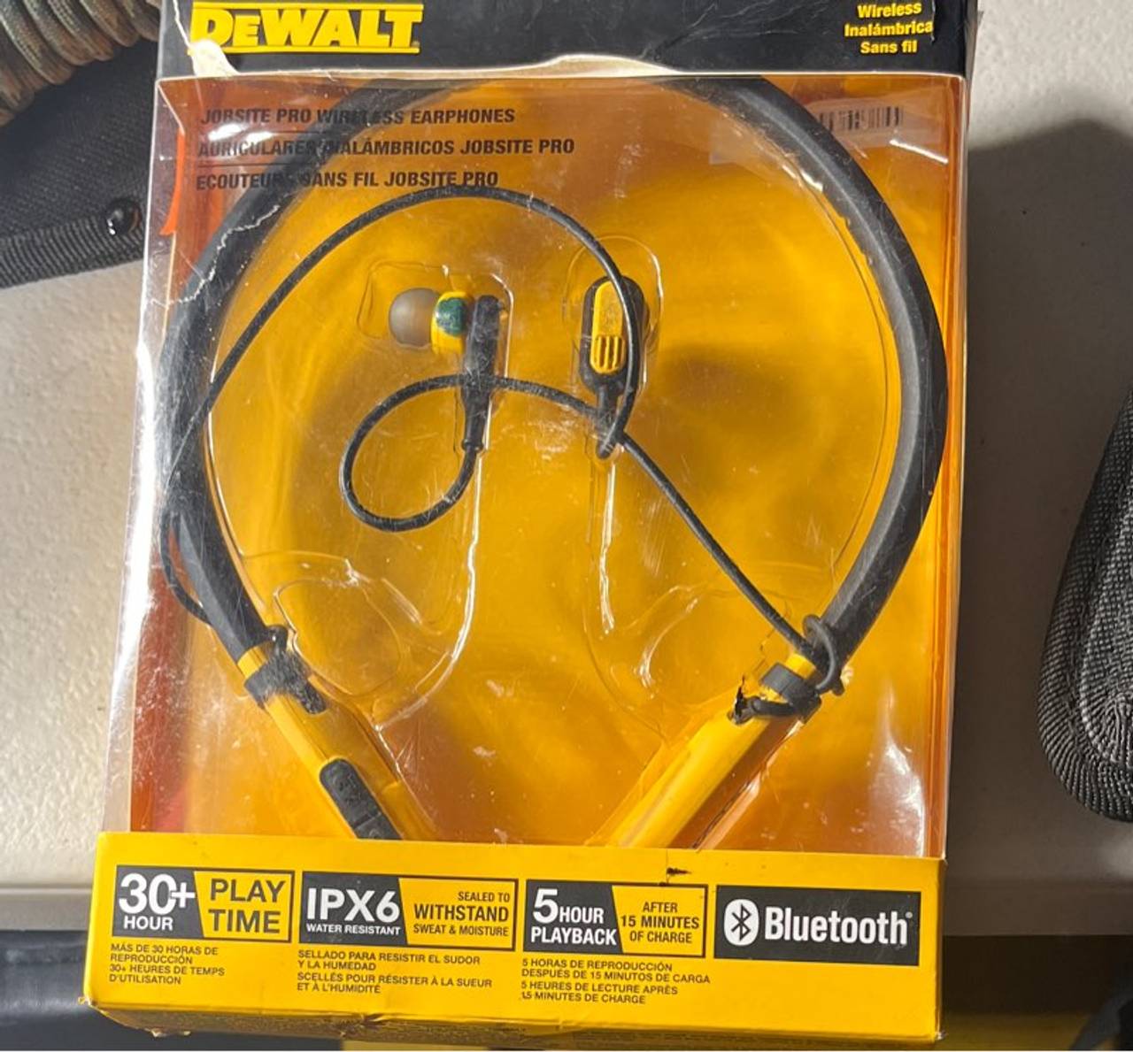 DeWalt Jobsite Pro Wireless Earphones