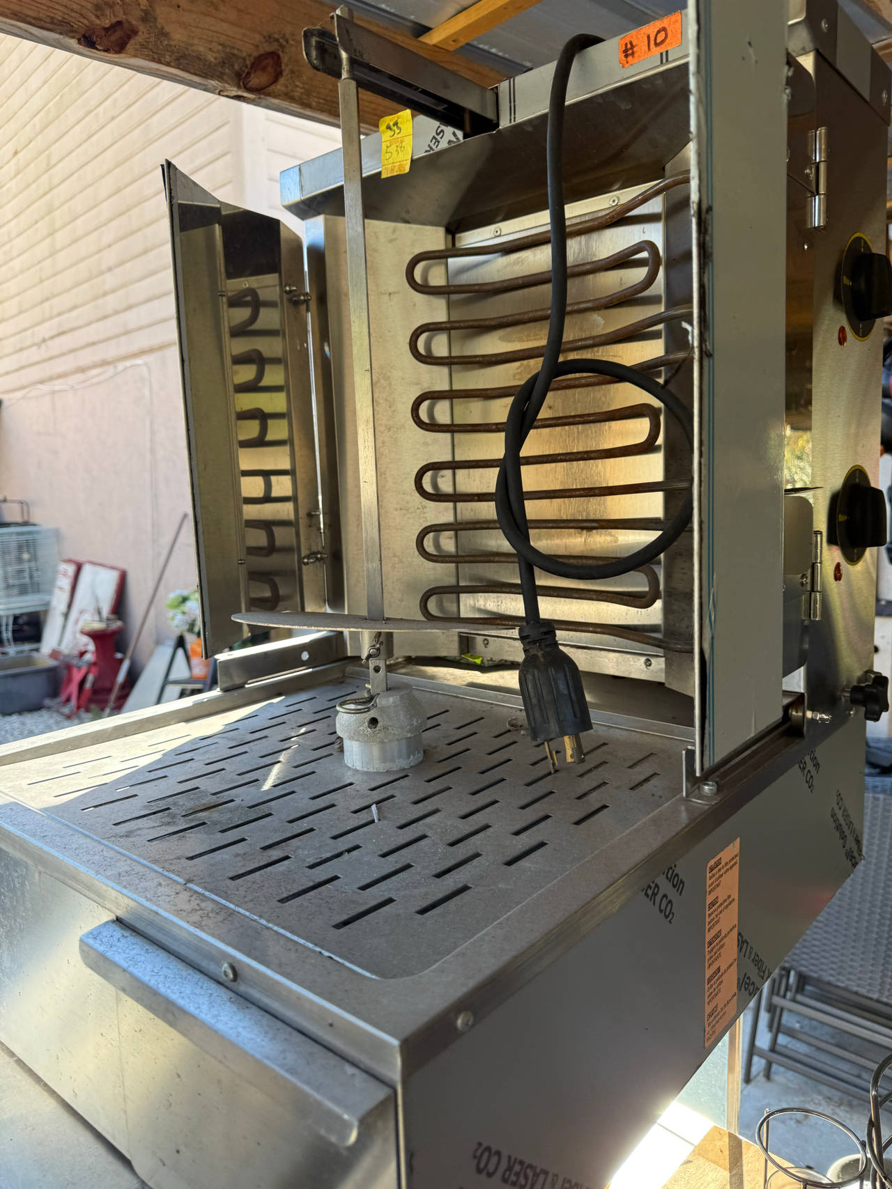 Electric Vertical Broiler Shawarma Machine