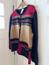 Koret Vintage Embroidered Sweater PXL PETITE 100% WOOL - Image 3