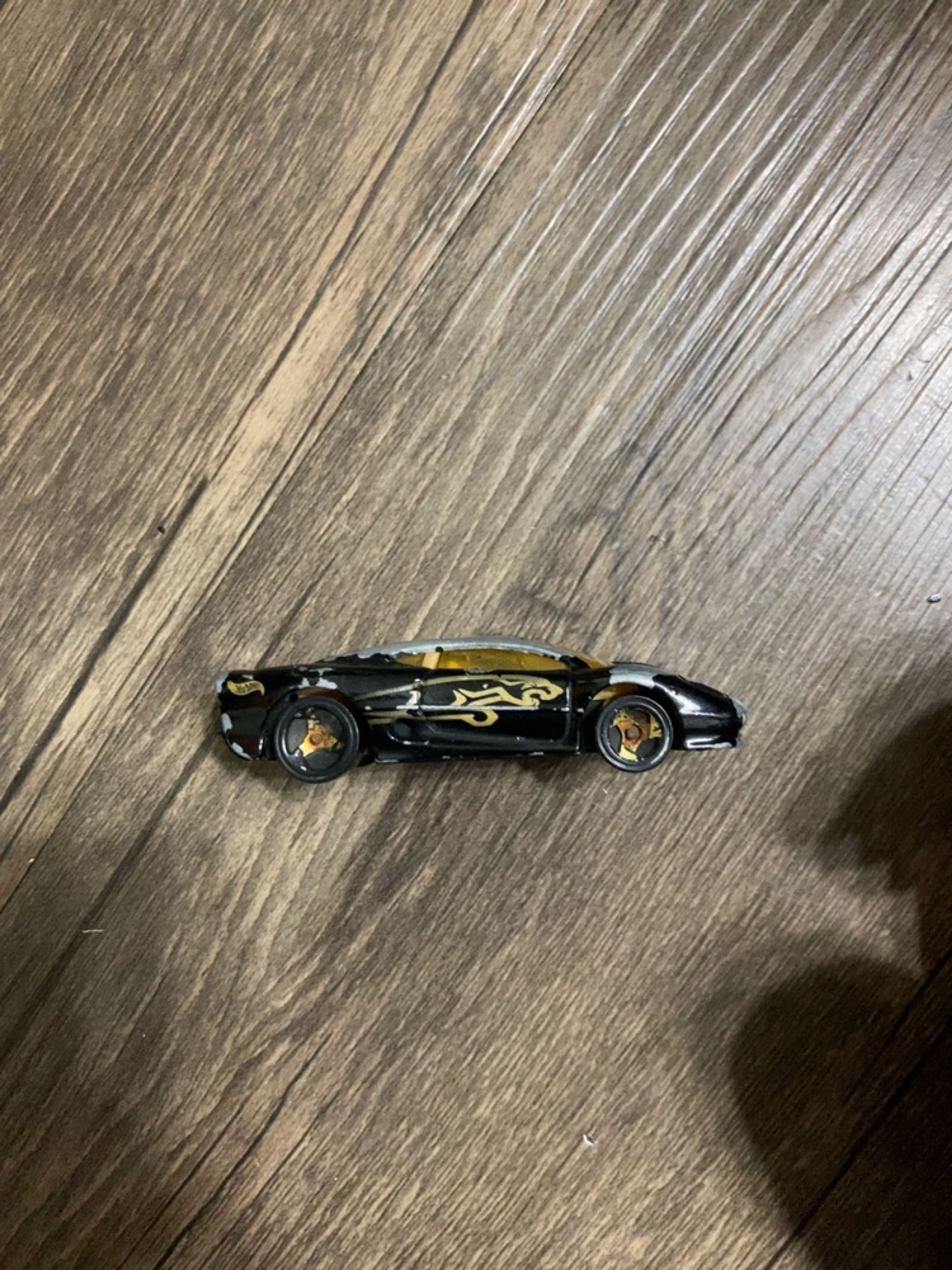 Hot Wheels Jaguar XJ220 Black Die-Cast Car