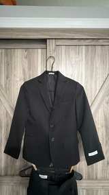 Black Calvin Klein Boys 2-Piece Suit Set size 8 Jacket and Dress Pants - Image 2