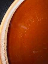 Brown Glazed Ceramic Plate - Image 4