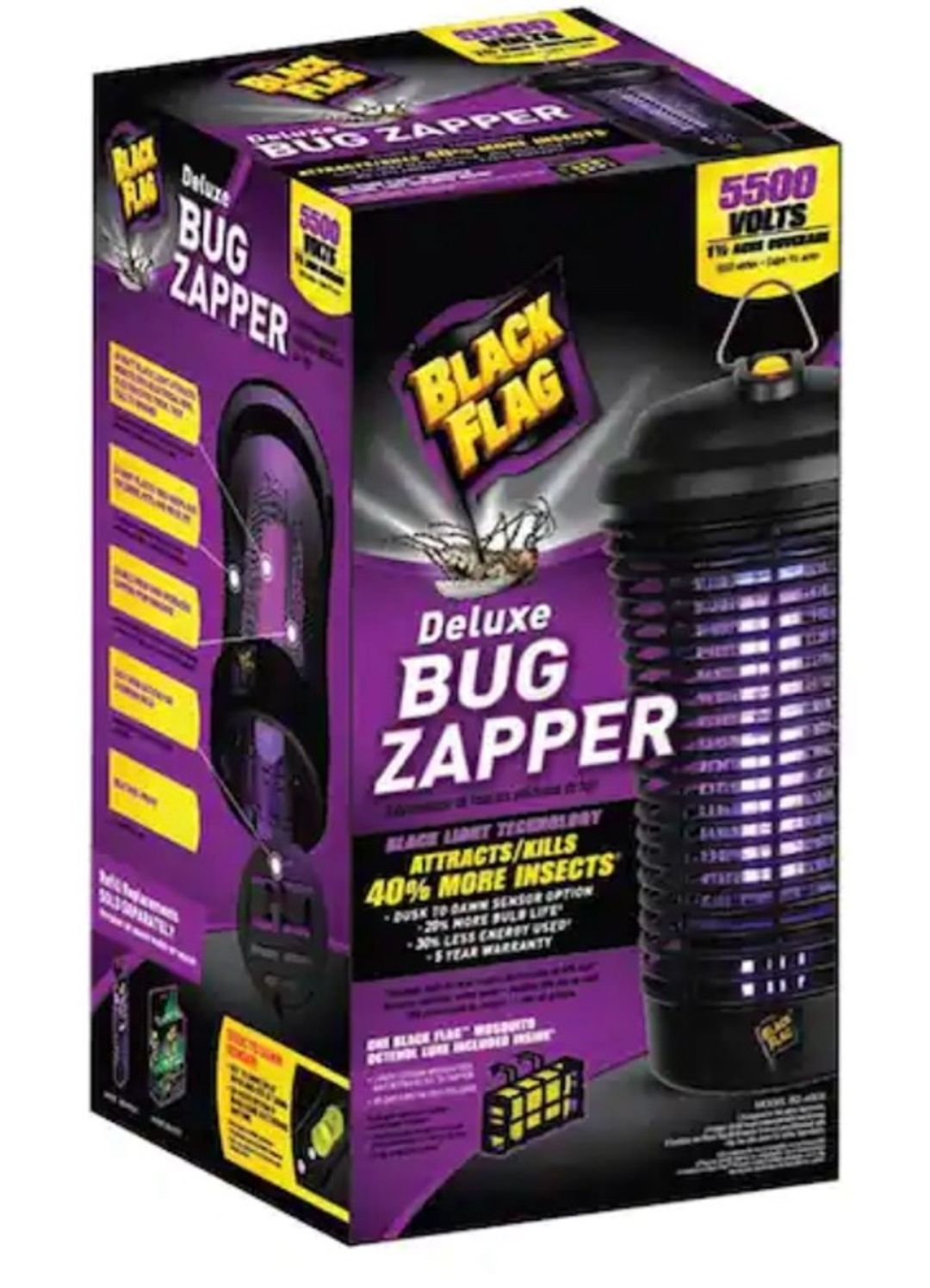 Black Flag 5500 Volt Deluxe 40W Bug Zapper