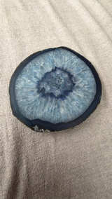 Brazil Gems Blue Brazilian Agate Slice - Image 2