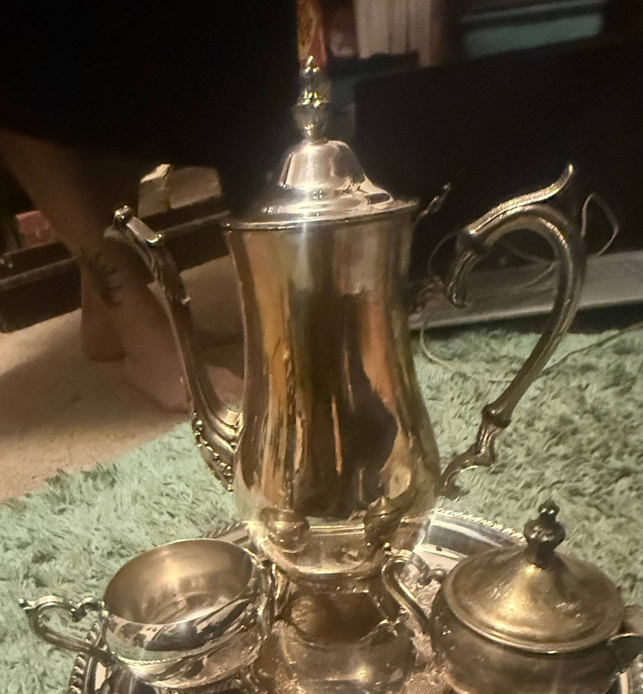 Vintage Silver Plated Coffee Tea Set