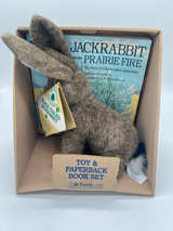 Smithsonian Wild Heritage Black-Tailed Jackrabbit Plush & Book Set New Vintage - Image 1