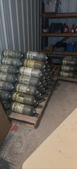 MSA SCBA Carbon Wrapped Cylinder 2216 (Empty) No valve Cylinder only - Image 3