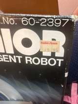Radio Shack Robie Junior Robot Vintage Toy cat no 60-2397 with box  - Image 1