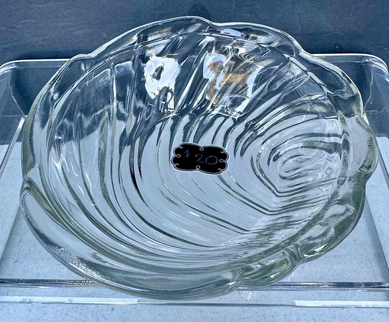 MIKASA Belle Epoque 8” Crystal Centerpiece Bowl Hand Blown In Germany