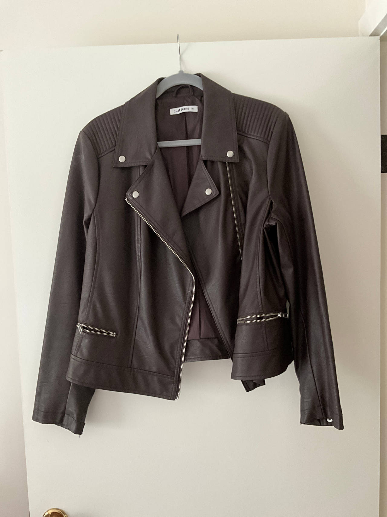 Just Jeans Faux Leather Biker Jacket