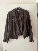 Just Jeans Faux Leather Biker Jacket - Image 1