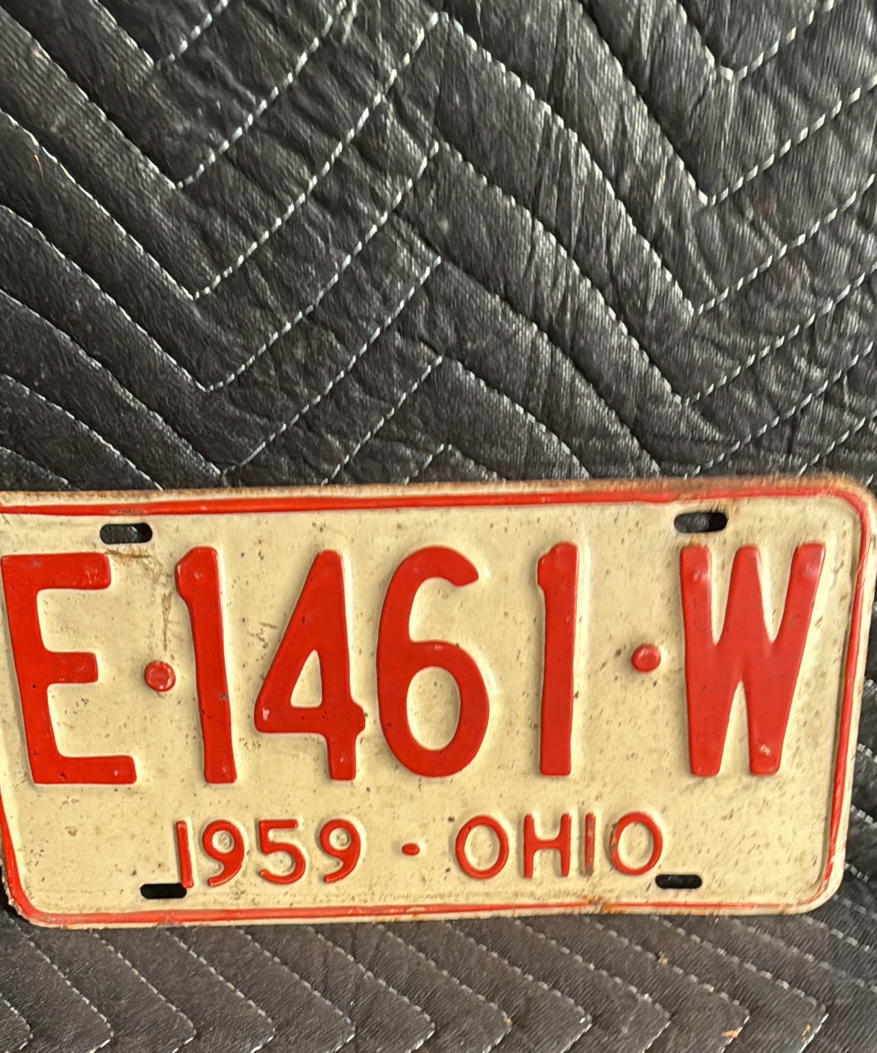 1959 Ohio License Plate