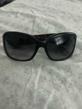 Michael Kors Davos Sunglasses Black/Brown - Image 1