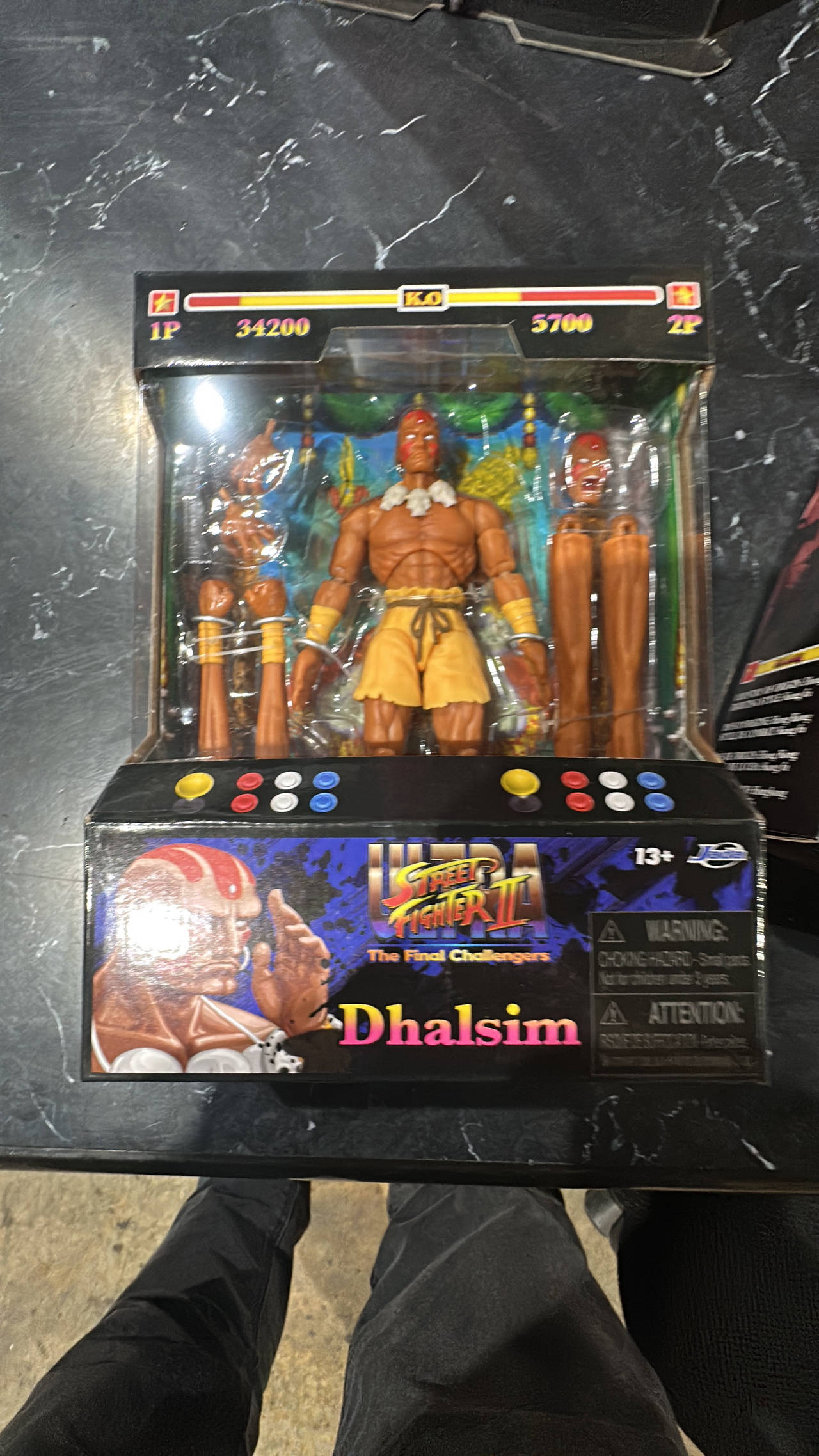 Jada Toys Ultra Street Fighter II Dhalsim Action Figure