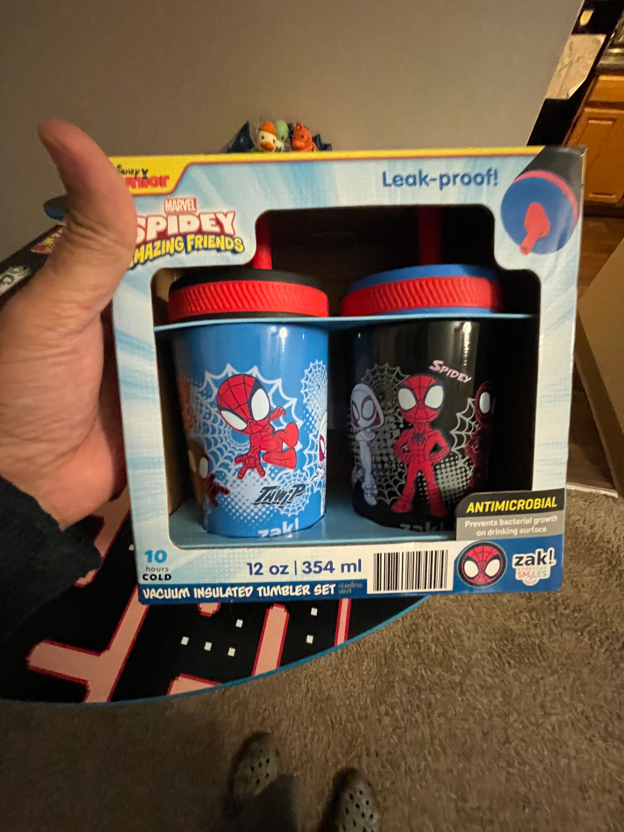 Marvel Spidey and His Amazing Friends Vacuum Insulated Tumbler Set