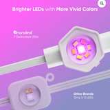 Nanoleaf 16.6ft Permanent Outdoor Lights Expansion Pack New RGBICW Matter - Image 6