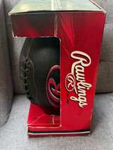 Rawlings PT-6 Precision Grip Full Size Football Black & Red - Image 2